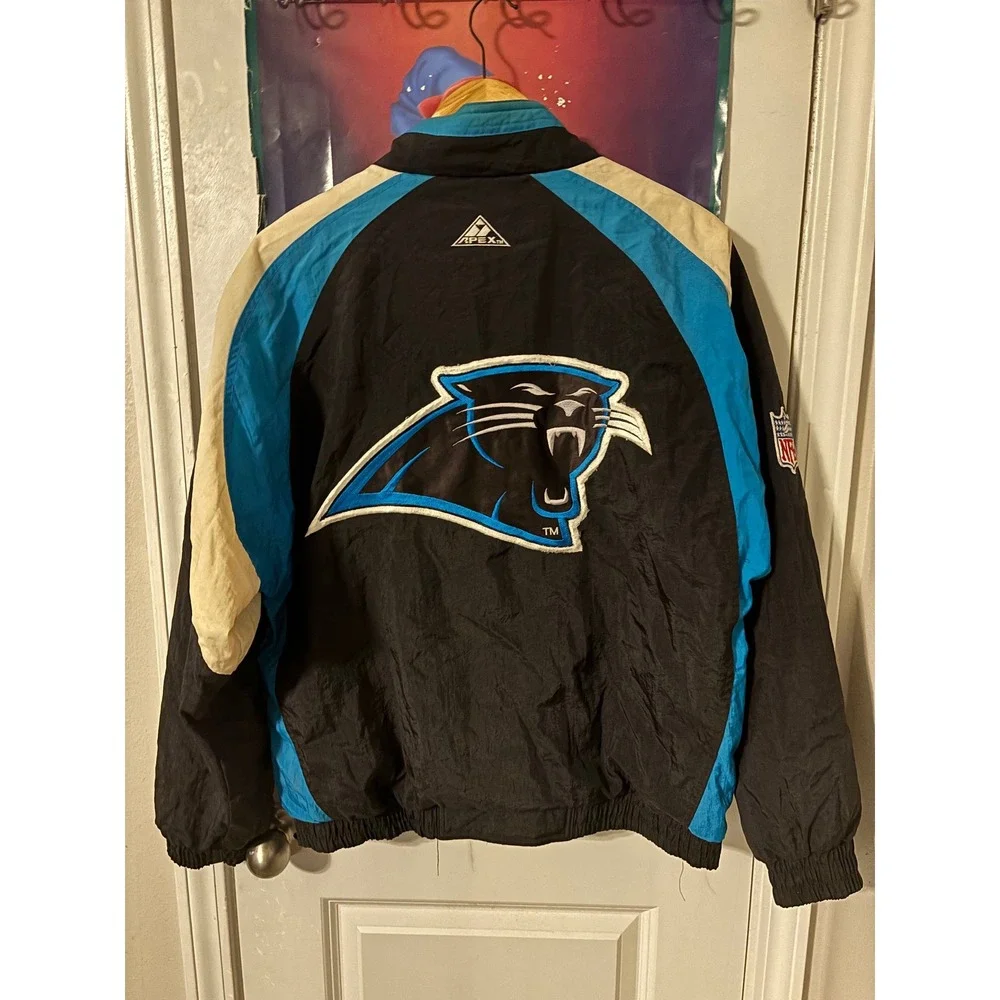Vintage Carolina Panthers Apex One NFL Pro Line 1995 Inaugural Season Jacket M